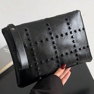 🆕 Faux Leather Wristlet Clutch Wallet Purse